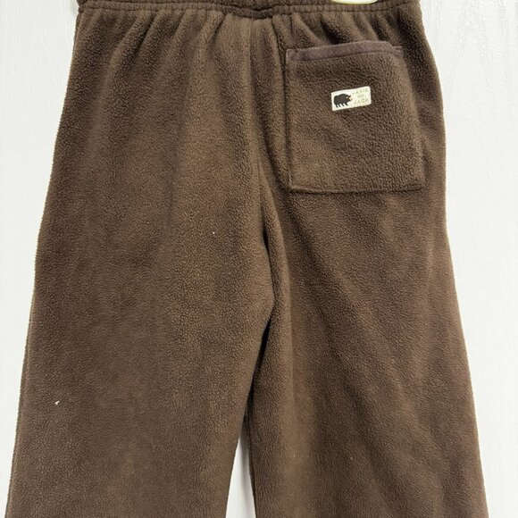 Boys Brown Fleece Pants - Picture 6 of 6